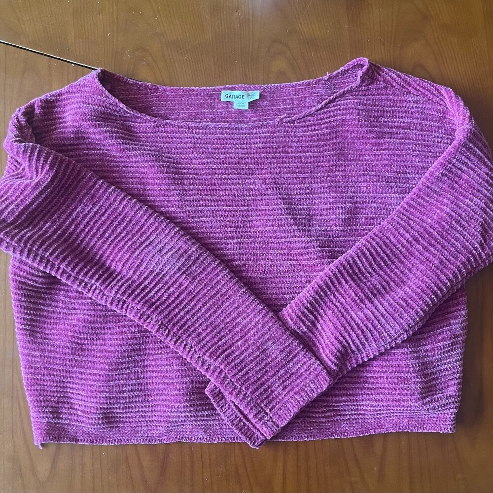 Cropped Knitted Sweater